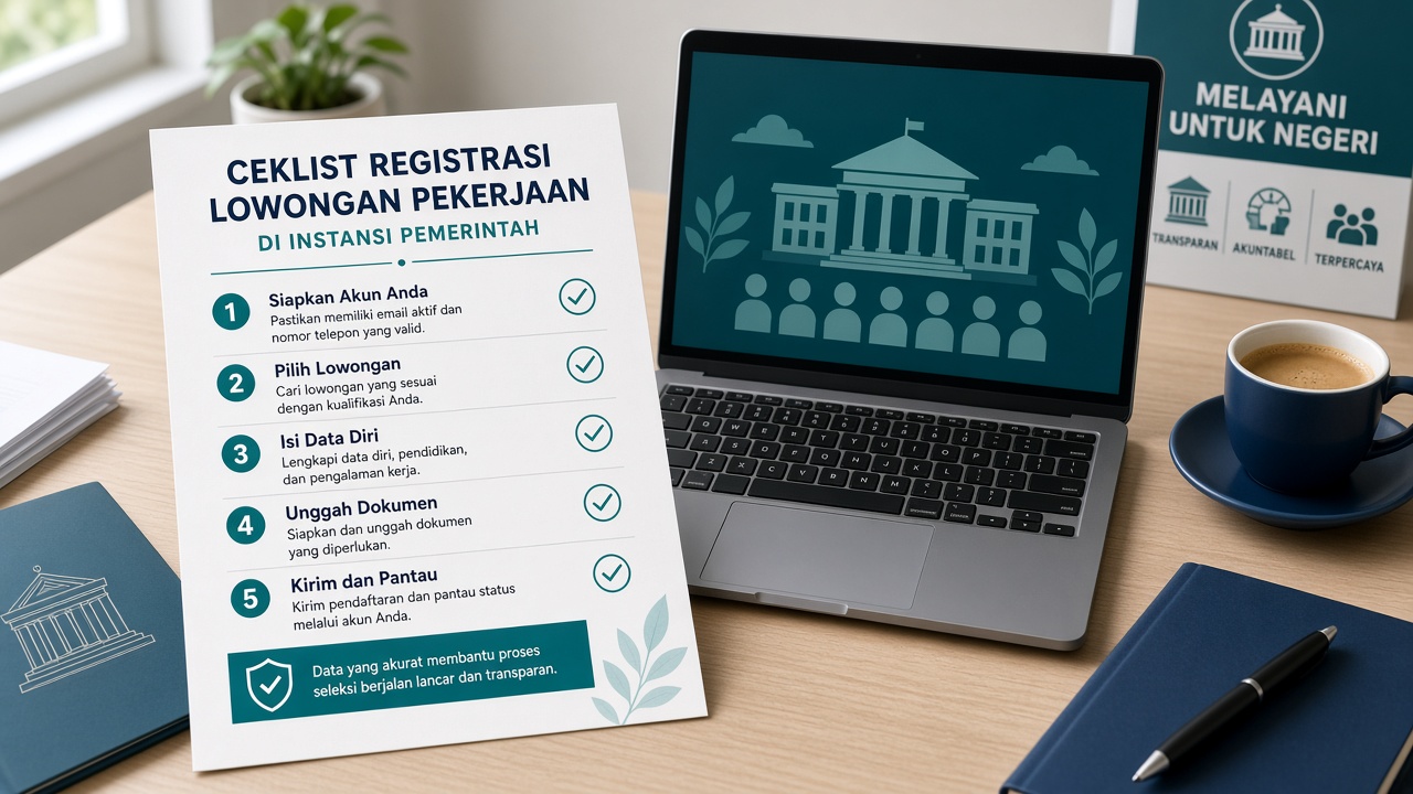 Checklist cara daftar SSCASN